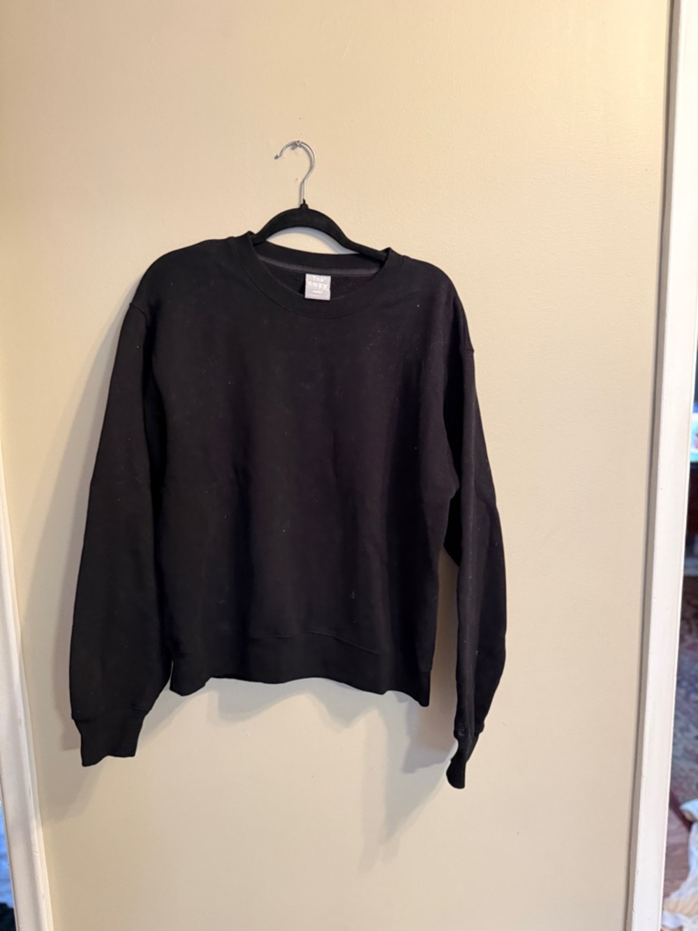 TNA Black Crewneck Sweatshirt